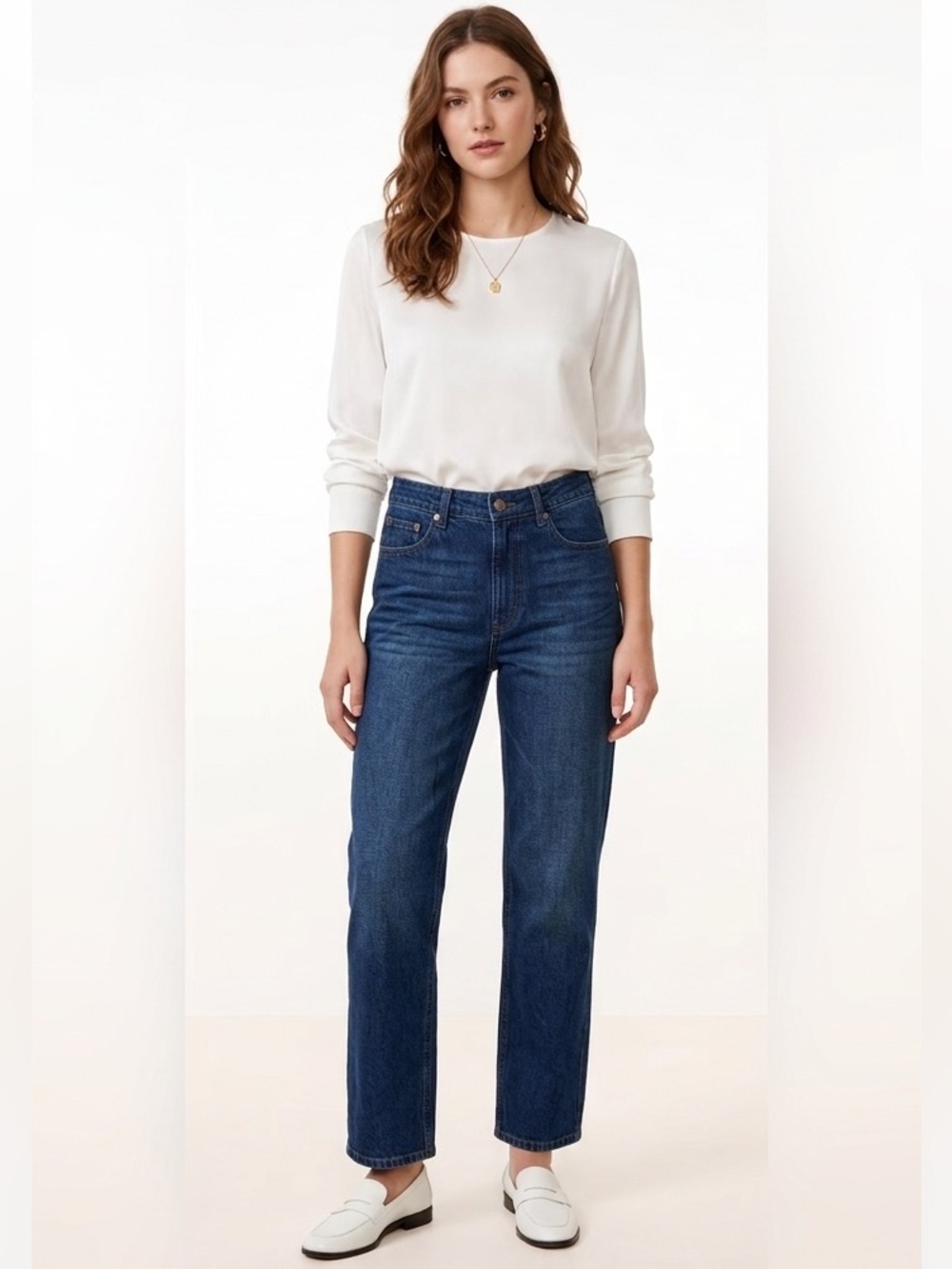Levi’s Highrise Straight Leg Blue Jean Cotton Size 32